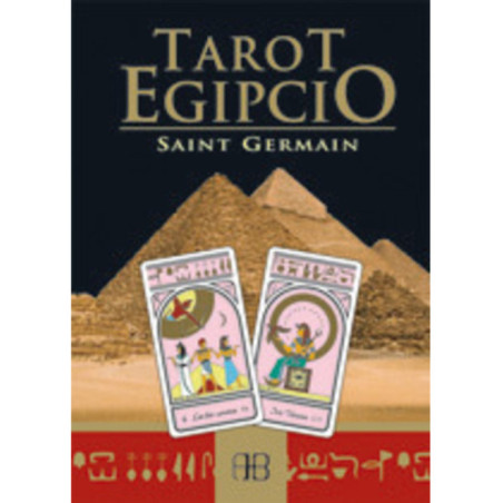 Pack Tarot Egipcio, libro mas cartas de Tarot