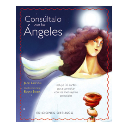 Pack Consultalo con los Ángeles, libro mas cartas de Tarot