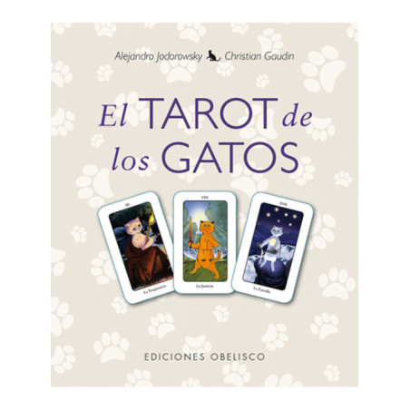 Pack el Tarot de los Gatos, libro mas cartas de Tarot