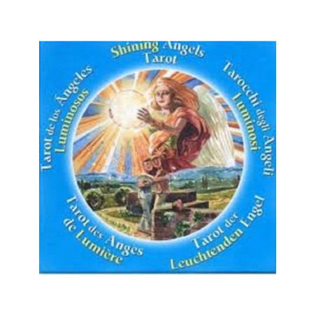 Ángeles Luminosos Tarot Redondo, Estuche Libro más Cartas