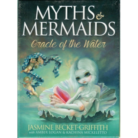 Pack Tarot Myths Mermaids, Libro mas Cartas de Tarot (Versión Ingles)