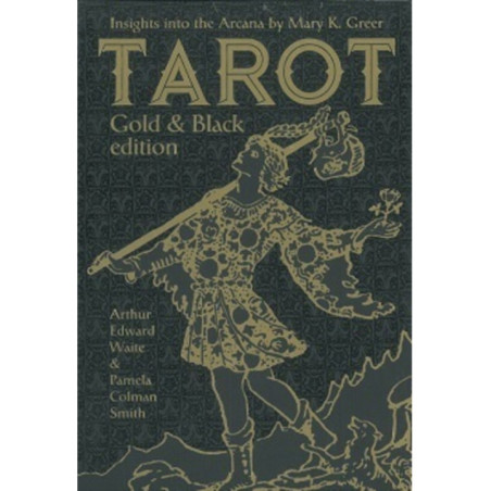 Libro más cartas Tarot Gold Black edition