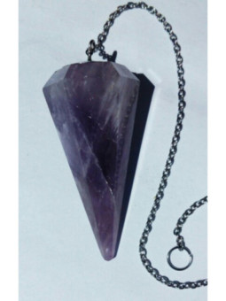 Péndulo Gigante Mineral Cuarzo Rosa  de 5,5 a 7cm