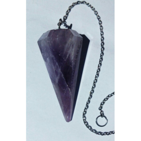 Péndulo Gigante Mineral Cuarzo Rosa  de 5,5 a 7cm