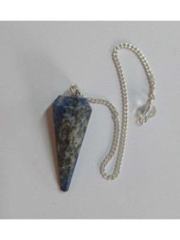 Péndulo Mineral Cuarzo Azul de 2 a 3 cm