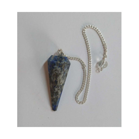 Péndulo Mineral Cuarzo Azul de 2 a 3 cm