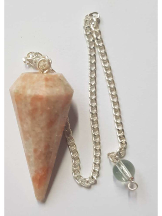 Péndulo Mineral Faceteado Turmalina de 3 a 4 cm