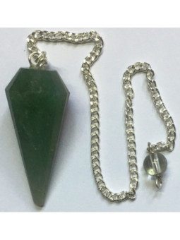 Péndulo Mineral Faceteado Piedra Luna de 3 a 4 cm. Clase B, punta no definida