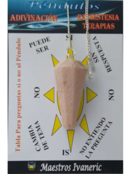 Péndulo Mineral Sodalita de 3,5 a 4,5cm