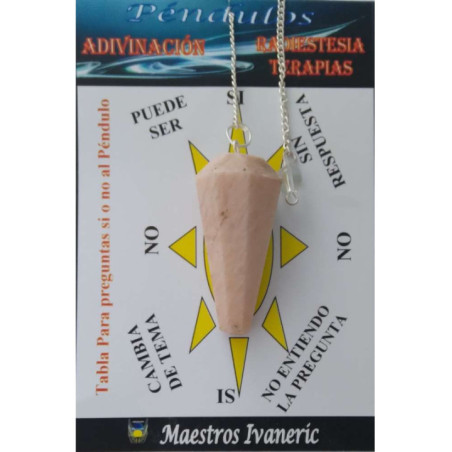 Péndulo Mineral Sodalita de 3,5 a 4,5cm