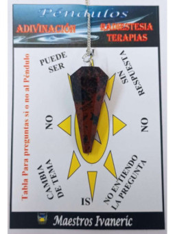 Péndulo Mineral Selenita de 3,5 a 4,5cm