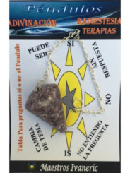 Péndulo Mineral Lepidolita de 2 a 3 cm