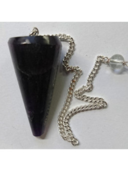 Péndulo Mineral Amatista de 3,5 a 4,5cm