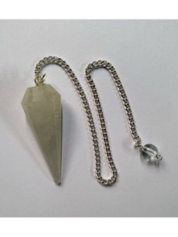 Péndulo Mineral Faceteado Jade de 3 a 4 cm