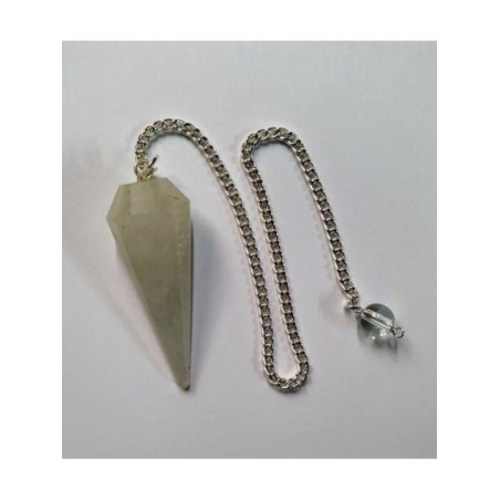 Péndulo Mineral Faceteado Jade de 3 a 4 cm