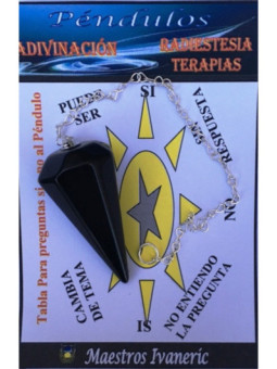 Péndulo Mineral Turmalina de 2 a 3 cm