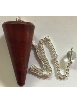 Péndulo Mineral Jaspe Rojo de 3 a 4cm