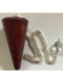 Péndulo Mineral Jaspe Rojo de 3 a 4cm