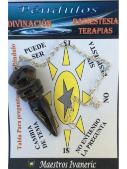 Péndulo Egipcio Mineral Ojo Tigre de 4 a 6 cm