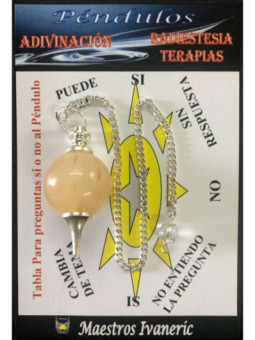 Péndulo Esfera Aventurina Amarilla 4cm