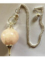 Péndulo Esfera Cuarzo Rosa 4cm
