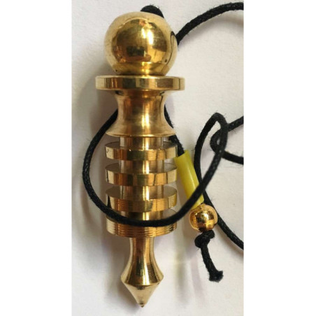 Péndulo Metal Isis Dorado de 5 cm
