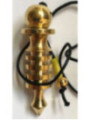 Péndulo Metal Isis Dorado de 5 cm