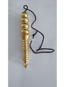 Péndulo Isis Dorado 9 cm. 10 vueltas