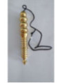 Péndulo Isis Dorado 9 cm. 10 vueltas