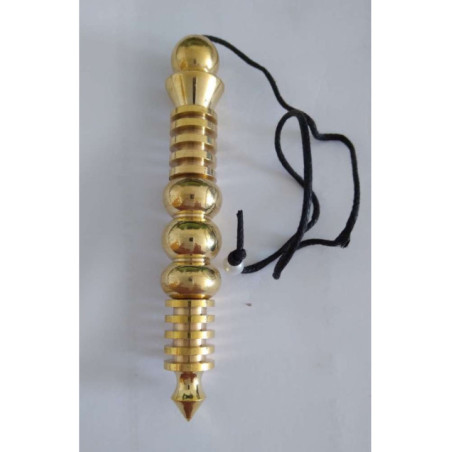 Péndulo Isis Dorado 9 cm 5 + 5 vueltas