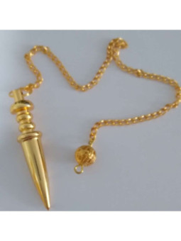 Péndulo de cobre Karnak de 4cm con cadena