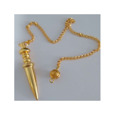 Péndulo de cobre Karnak de 4cm con cadena