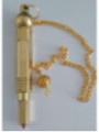 Péndulo de Palo de bronce de 7cm. con cadena y con testigo