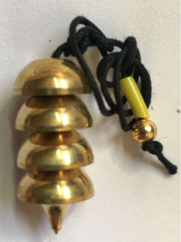 Péndulo Metal Osiris Dorado de 3 cm