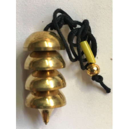Péndulo Metal Osiris Dorado de 3 cm