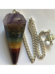 Péndulo Mineral Chakra Cono de 4 cm