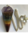 Péndulo Mineral Chakra Cono de 4 cm