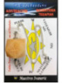 Péndulo Mineral Jaspe Amarillo con Llave Ankh