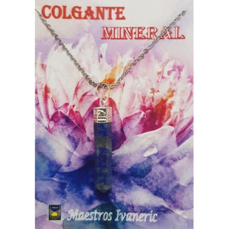 Colgante Punta de Mineral Lapislázuli 3-4cm