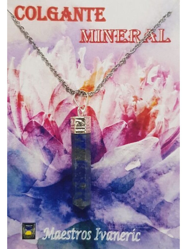 Colgante Punta de Mineral Lapislázuli 3-4cm