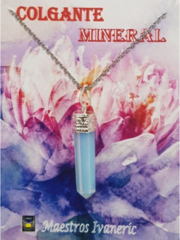 Colgante Punta de Mineral Opalita 3-4cm