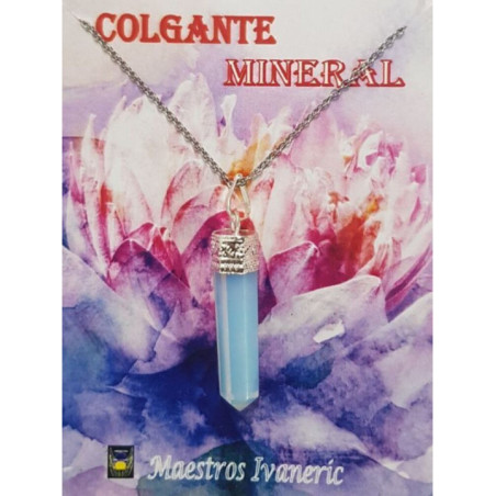 Colgante Punta de Mineral Opalita 3-4cm