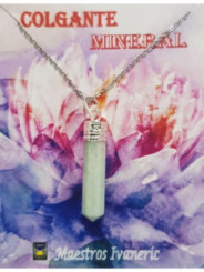 Colgante Punta de Mineral Amazonita 3-4cm
