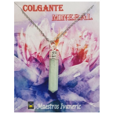 Colgante Punta de Mineral Amazonita 3-4cm