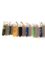 Pack 10 unidades Colgante Punta de Mineral, Sin Cadena