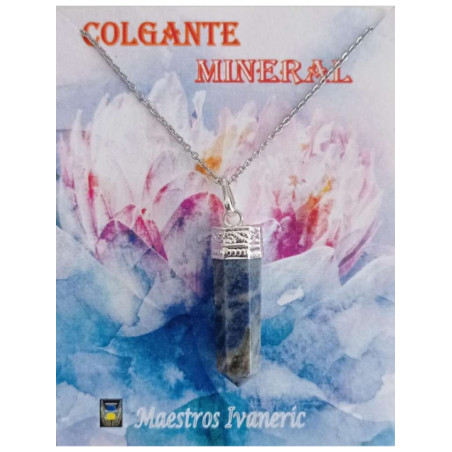 Colgante Punta de Mineral Sodalita 3-4cm