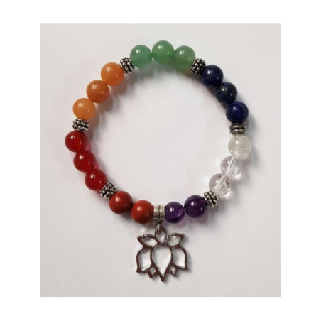 Pulsera Artesanal de Propósito con Flor de Loto
