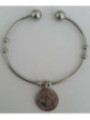 Pulsera de Acero Inoxidable Artesanal de Propósito San Benito