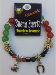 Pulsera Artesanal de Propósito Buena Suerte