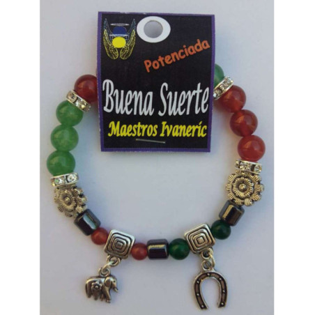 Pulsera Artesanal de Propósito Buena Suerte